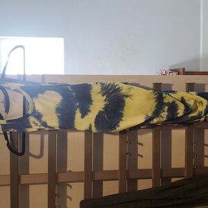 Tie-dye bodycon dress